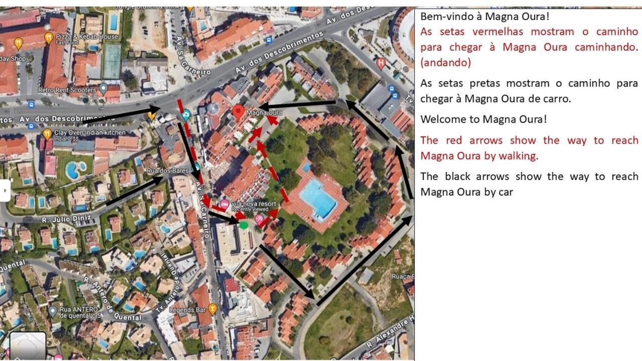 Hotel Magna Oura Albufeira Exterior foto